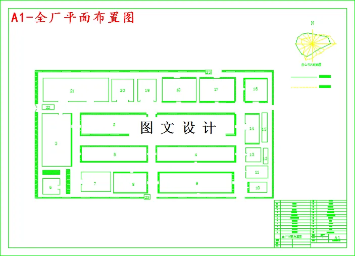 全厂平面布置图