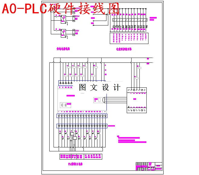 PLC硬件接线图