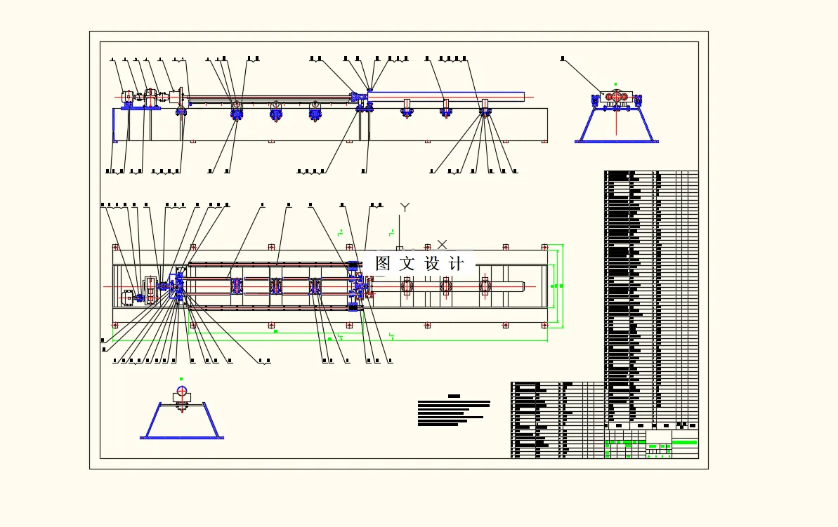 M8428-8t螺旋式玻璃钢管脱模机设计