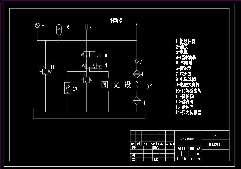 液压原理图