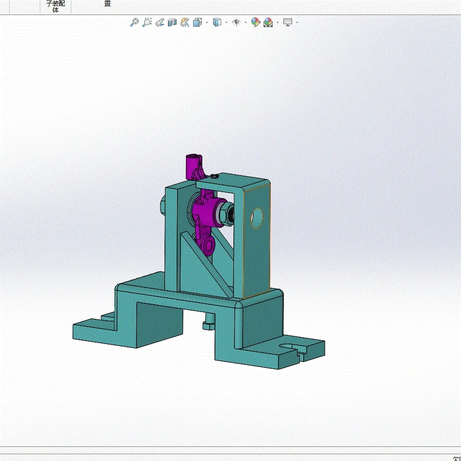 M8800-推动架加工工艺及钻φ6孔夹具设计【含SW三维图】
