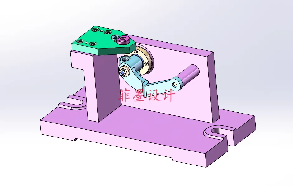 M6811-转向臂加工工艺及钻φ9.3孔夹具设计【含SW三维图】