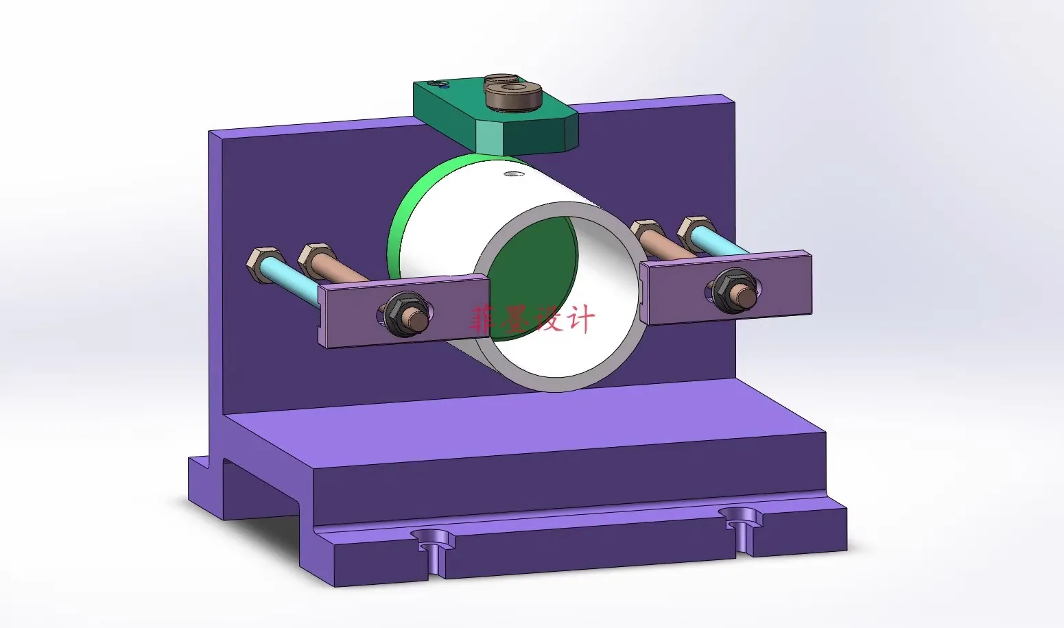 M8969-圆管加工工艺及钻φ9.5孔夹具设计【含SW三维图】