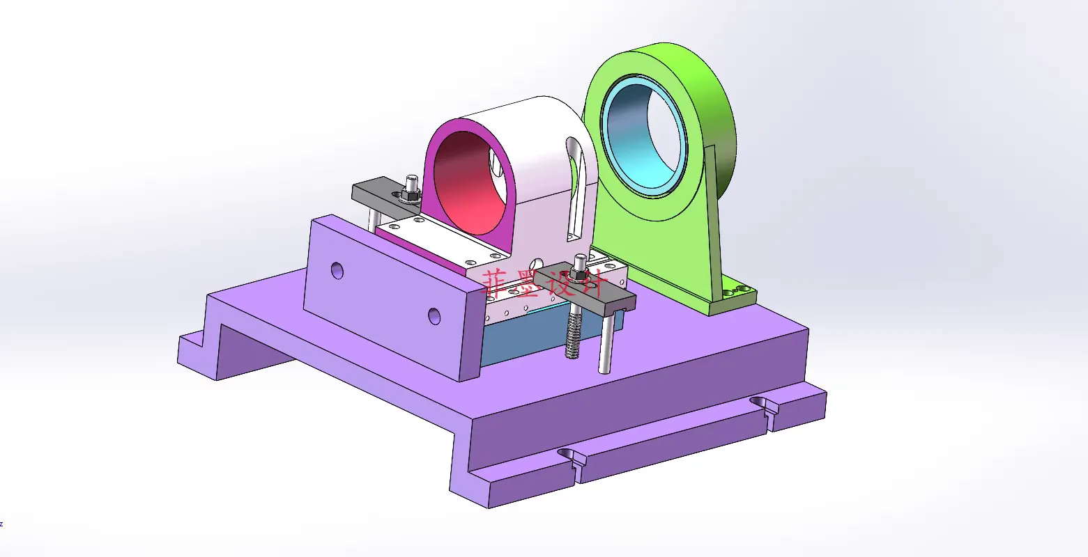 M9051-小托板加工工艺及镗孔夹具设计【含SW三维图】
