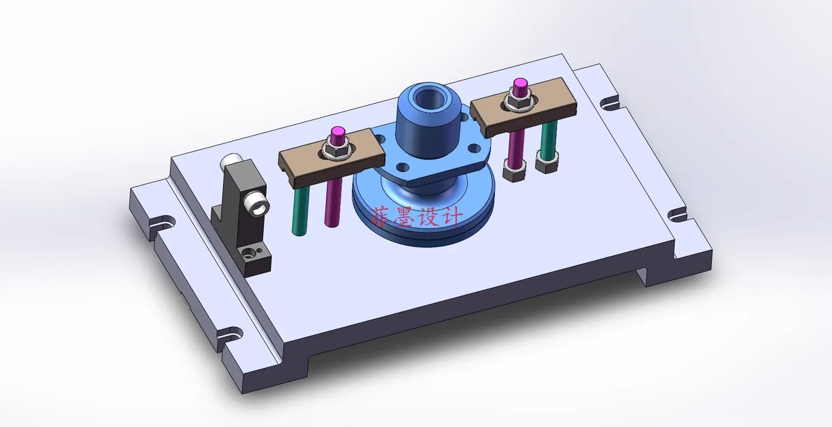 M9092-法兰盘[831004]工艺及铣侧面夹具设计【含SW三维图】
