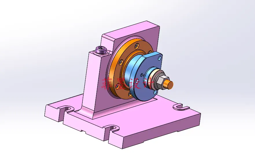 M9093-法兰盘[84003]工艺及铣平面夹具设计【含SW三维图】