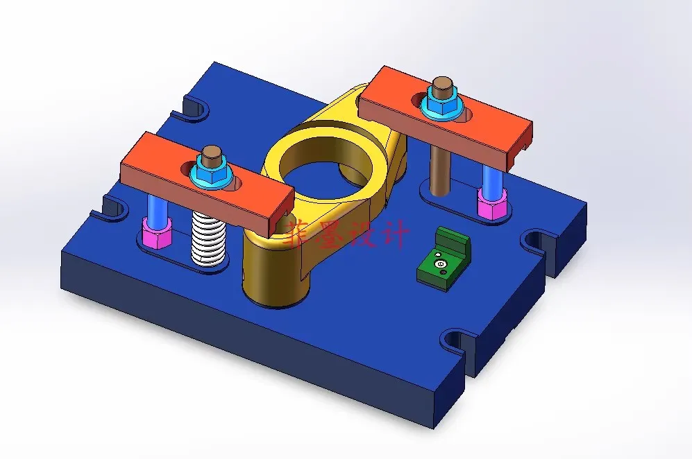 M9102-拨叉[831007]工艺及铣断夹具设计【含SW三维图】