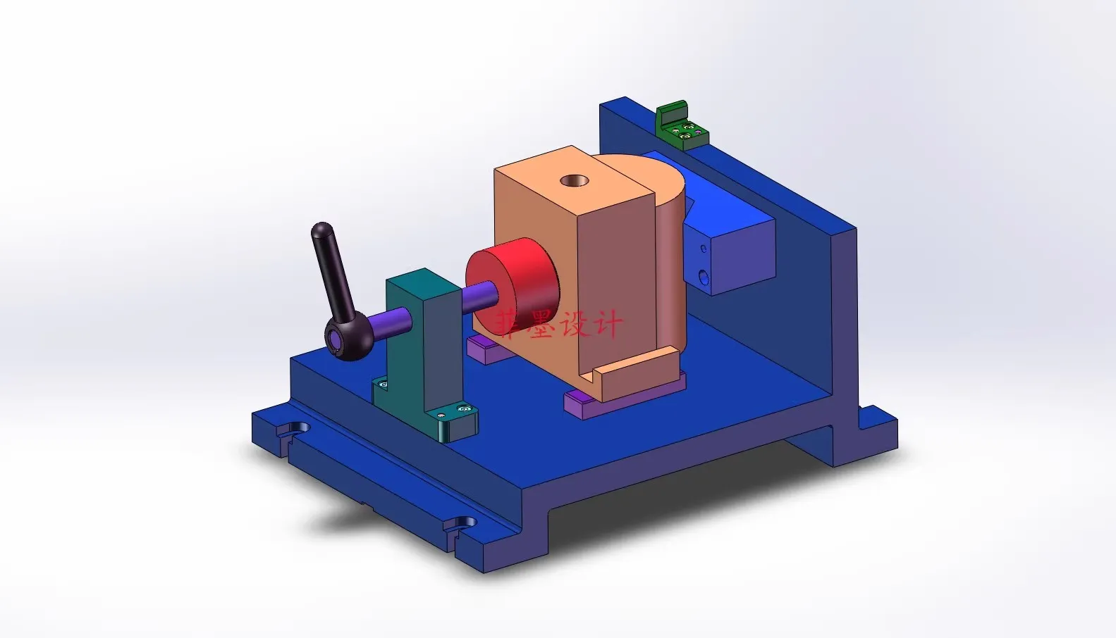 C24859-轴承座工艺及铣110处尺寸夹具设计【含SW三维图】
