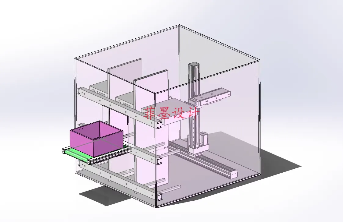 C24573-智能立体仓储机械结构设计【含SW三维图】