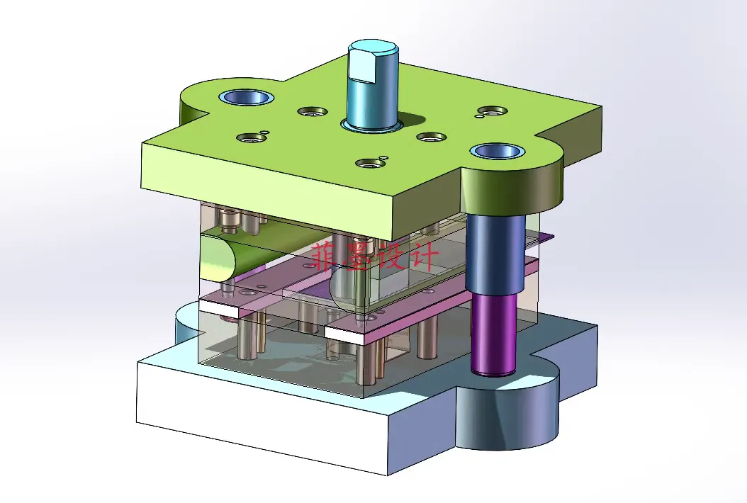 C22993-接线夹冲孔落料复合模具设计【含SW三维图】