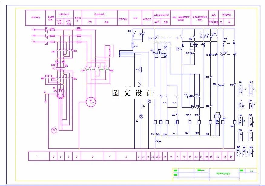 镗床电气控制线路