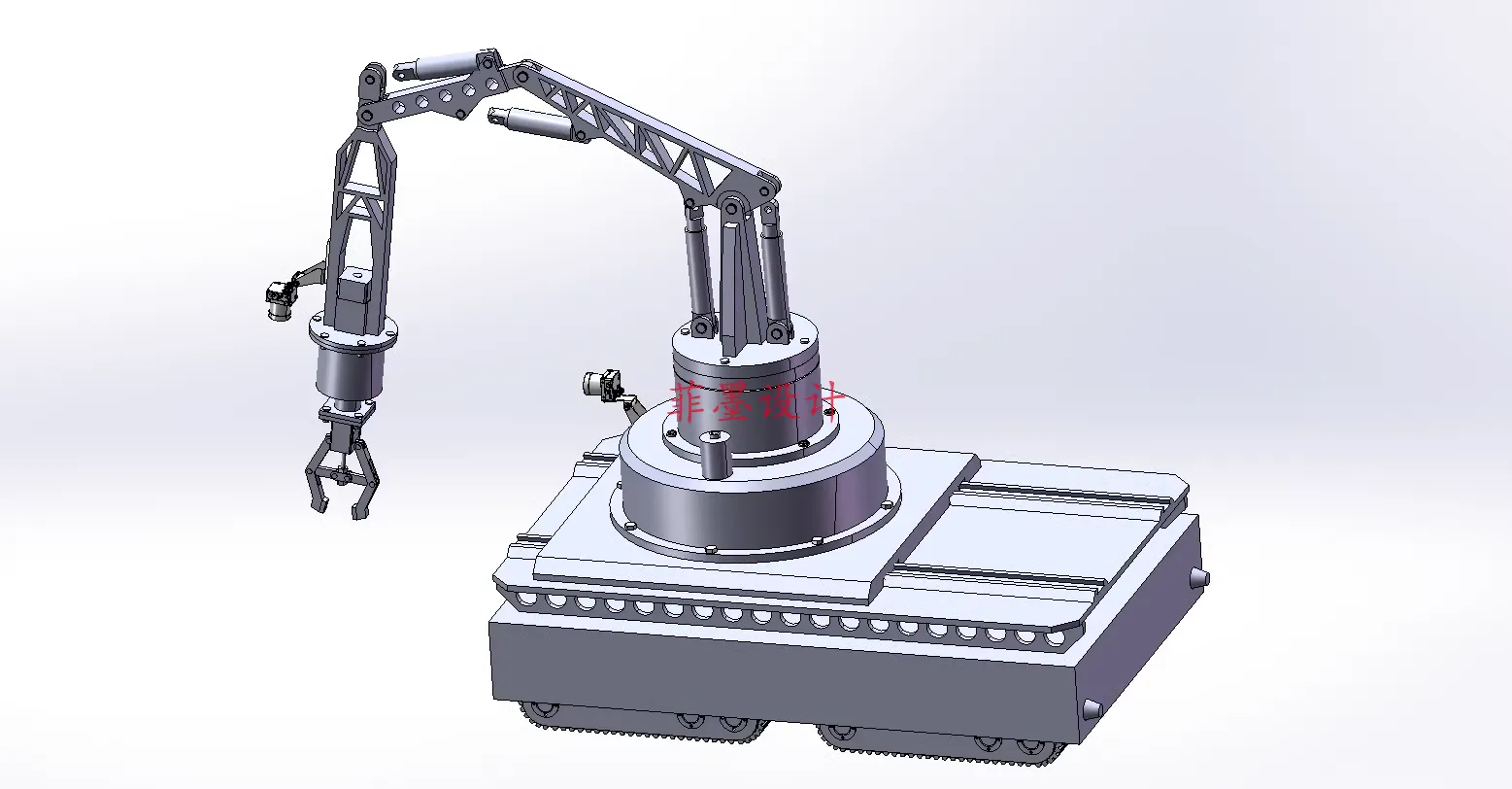 C24493-移动式智能机械手结构设计【含SW三维图】