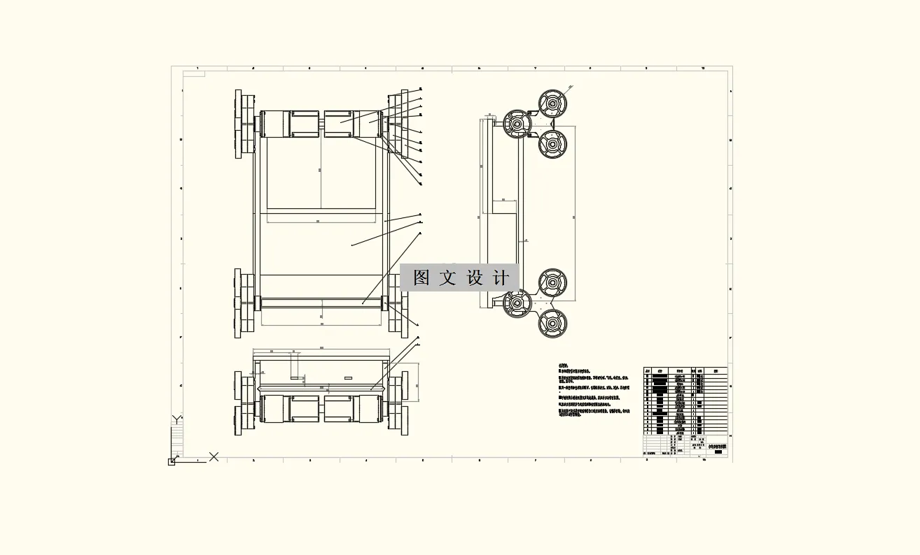 小车整体装配图