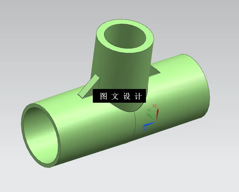 N1354-水管三通接头注塑模具设计【含UG三维图】