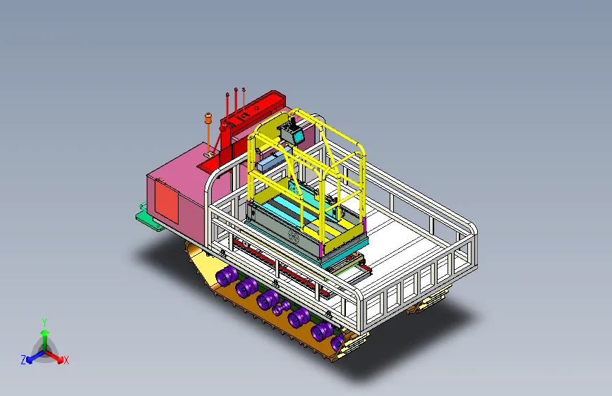 Z1143-履带果园运输车设计【含SW三维图】