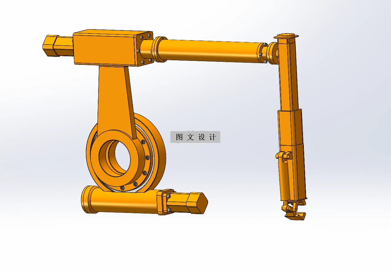 N2460-智能钻机钻杆夹持机械手的结构设计【含三维图】