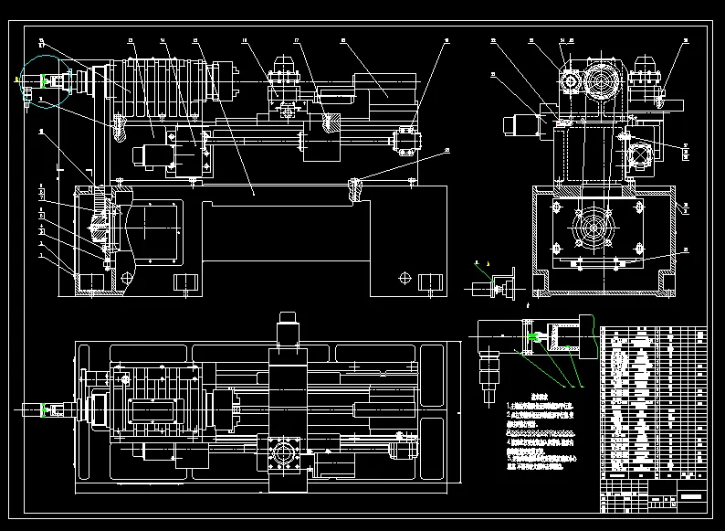 数控车床装配图