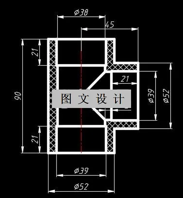 N1966-三通注塑模设计-长90【含UG三维图】