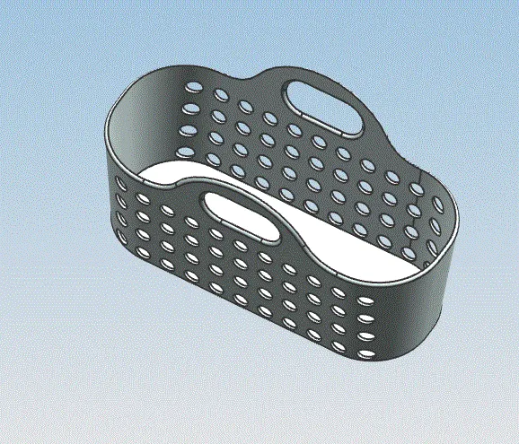 RT299-洗浴篮注塑模具设计【含UG三维图】