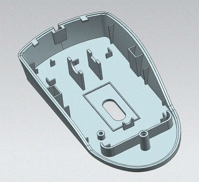 RT611-鼠标底壳注塑模具设计【含UG三维图】