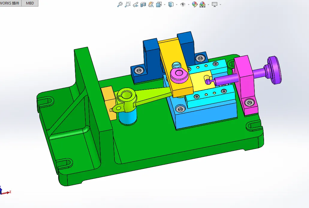 K1754-连杆加工工艺及钻10孔夹具设计【含SW三维图】
