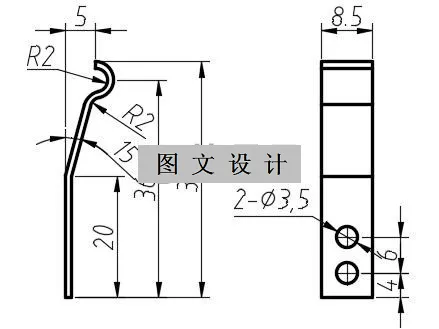 N1887-接触片冲压模设计-长39