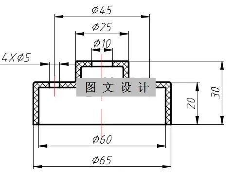 N2099-台阶端盖注塑模设计-长65
