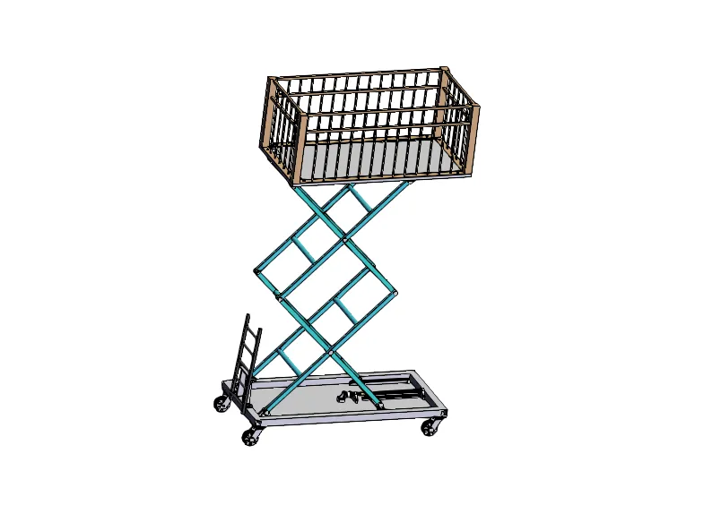 N2119-电动升降平台设计【含SW三维图】