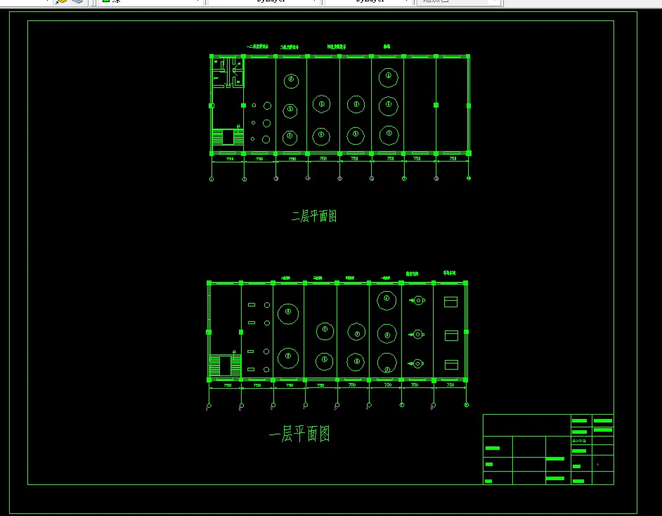 车间平面布置图