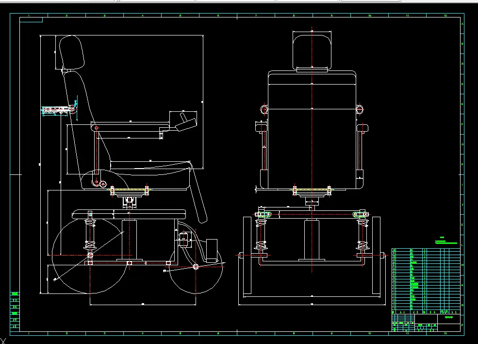 Z563-多功能电动轮椅设计