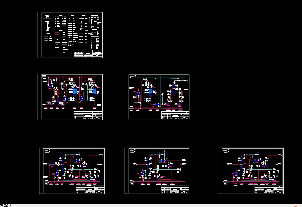 带控制点的工艺流程图PID