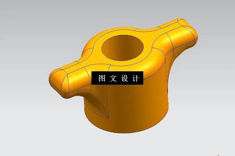 N3566-蝶形螺帽注塑模具设计【含UG三维图】