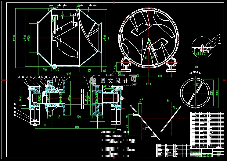 N3191-JZ350混凝土搅拌机设计