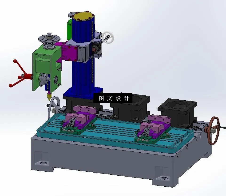 N3793-幕墙龙骨组合钻的设计及三维建模设计【含SW三维图】