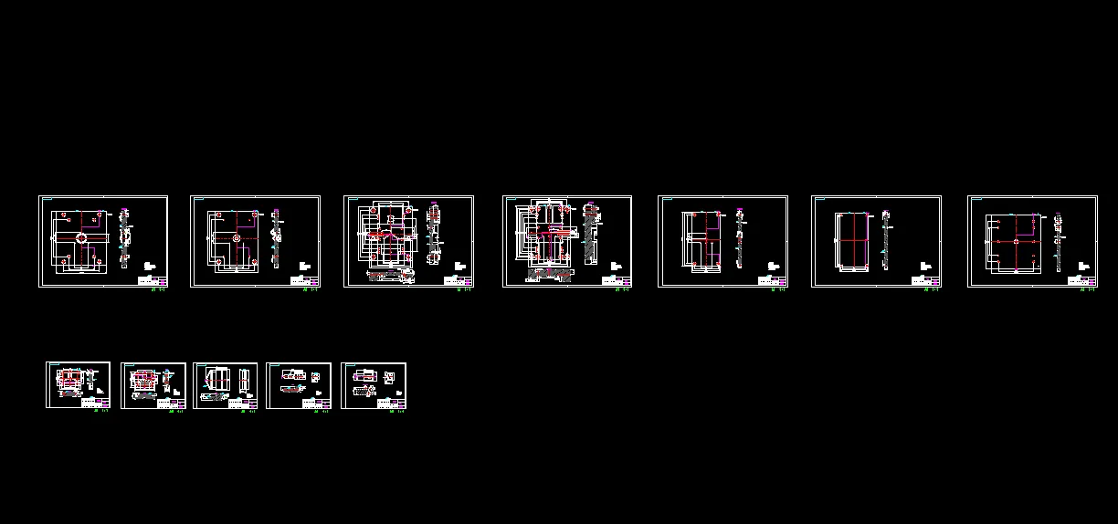 12张模具零件图