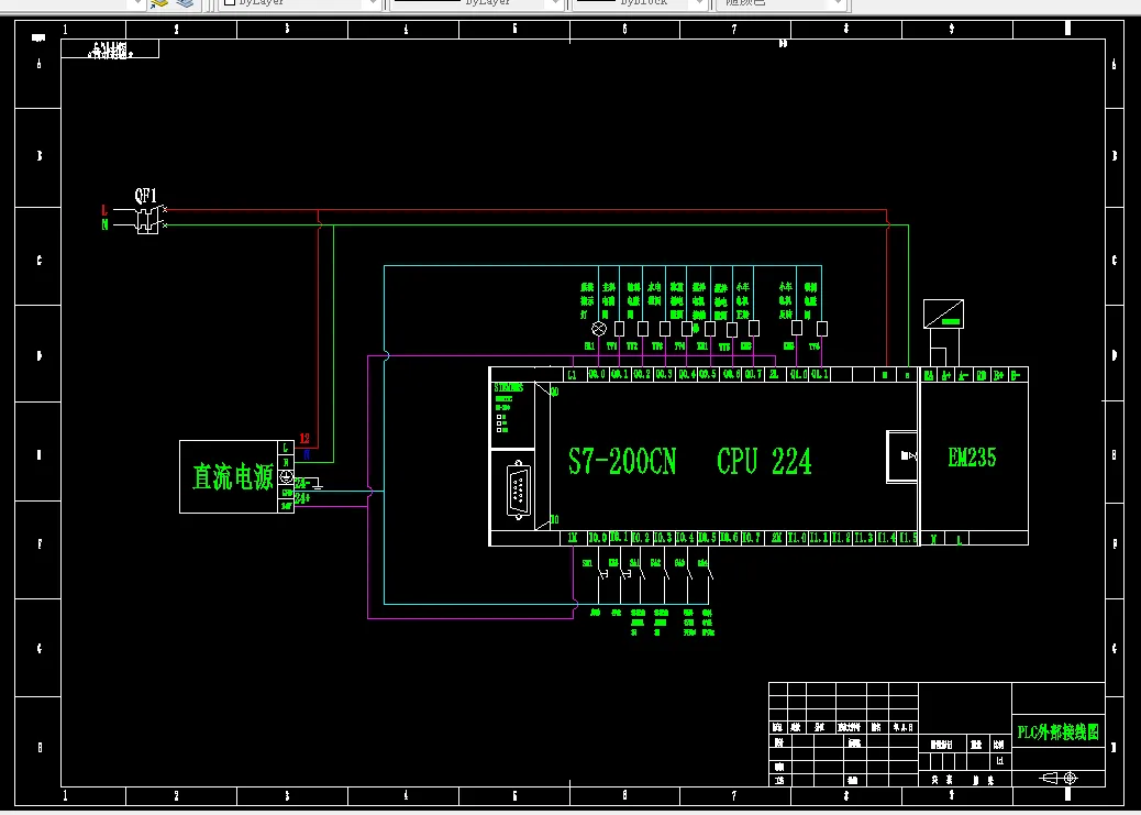 PLC接线图