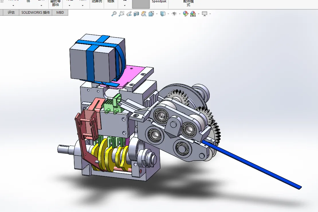 Z793-全自动捆钞机设计（钞票打包机）【含SW三维图】
