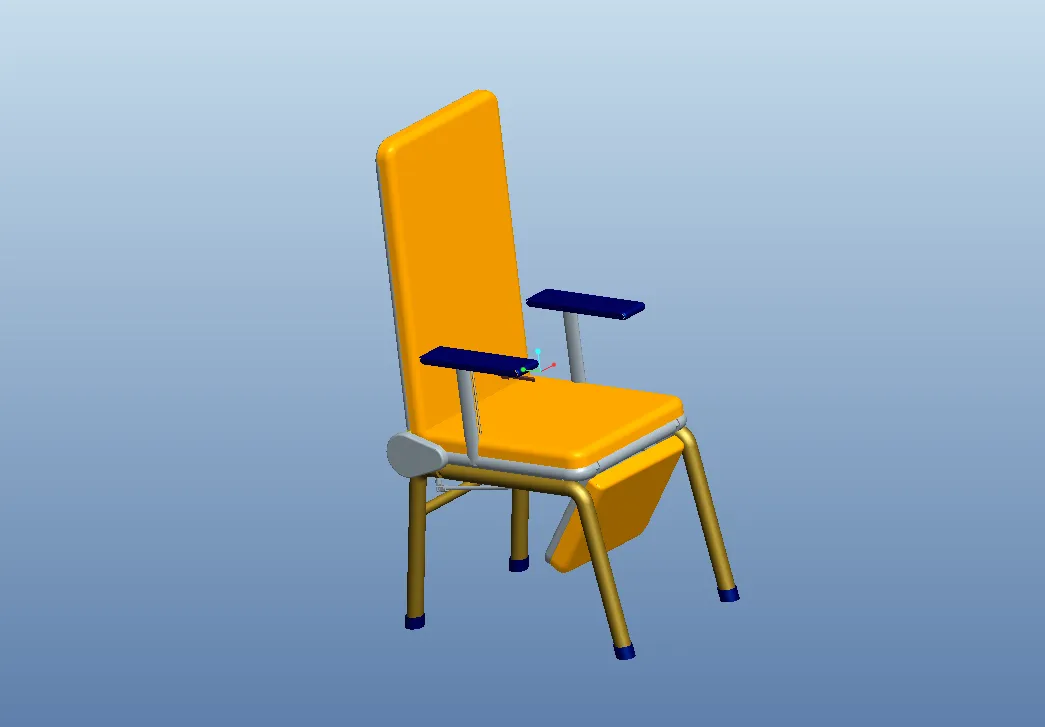 Z812-可调节办公椅分析与设计【含Proe三维图】