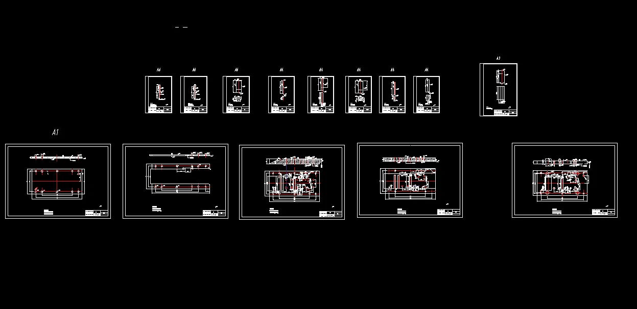 14张模具零件图