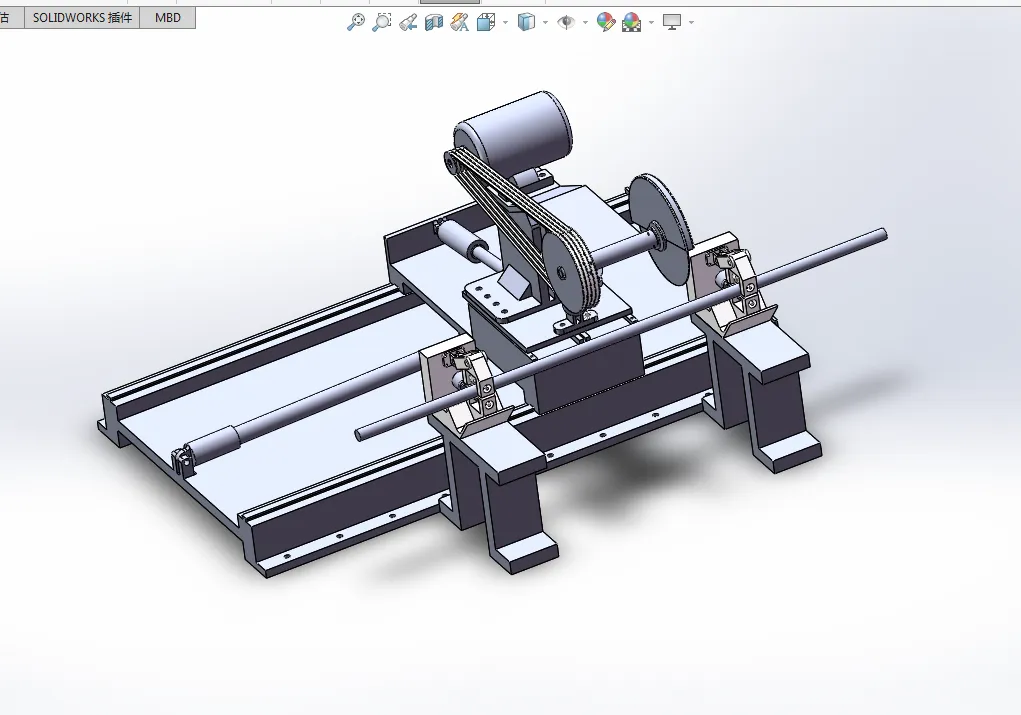 Z906-小型棒料切割机设计【含SW三维图】