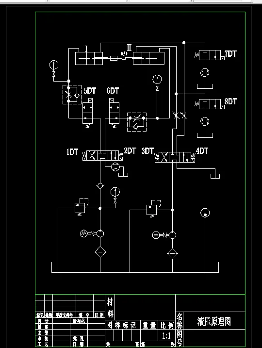 A4-自卸车液压原理图