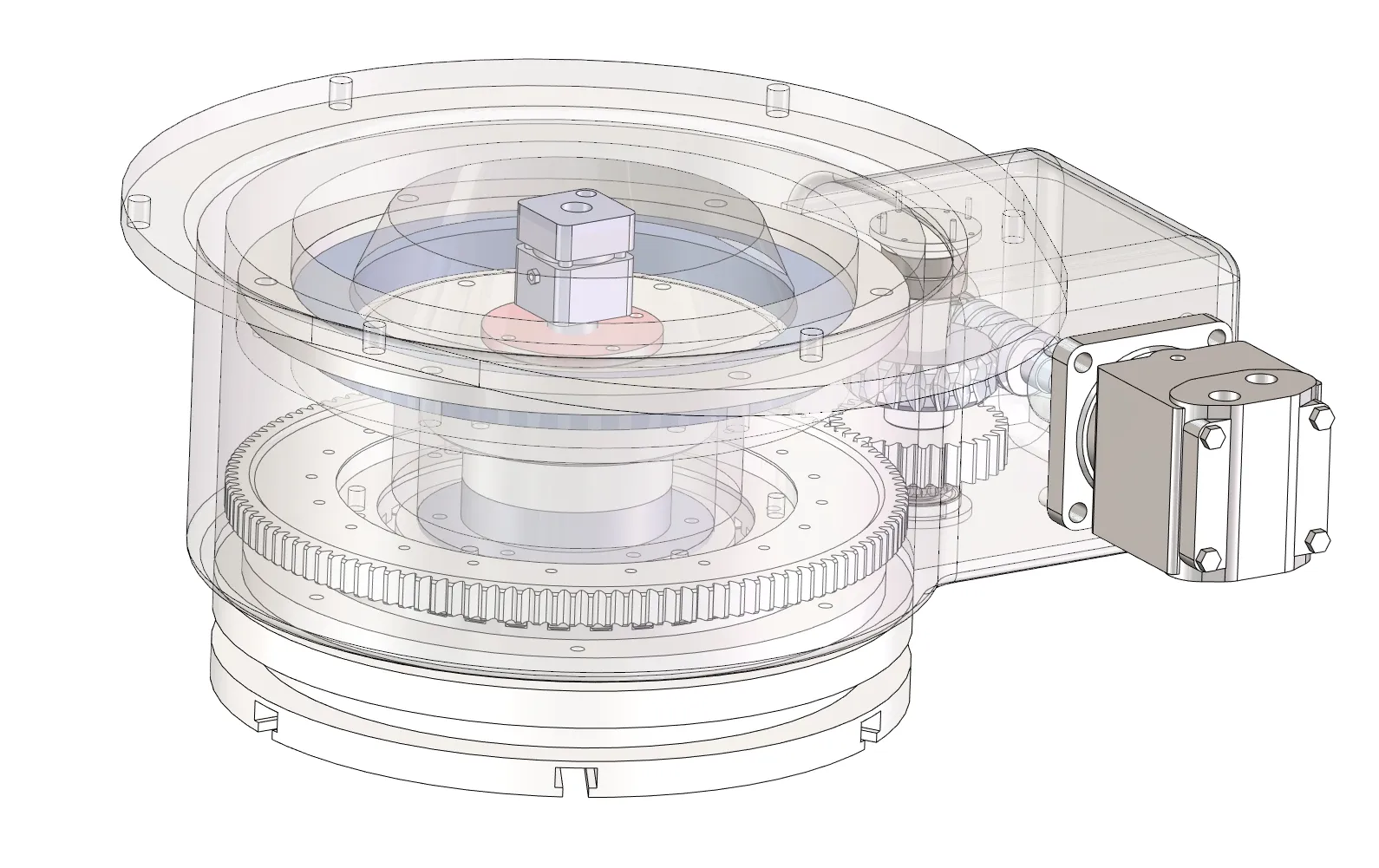 Z962-数控蜗轮蜗杆端齿液压分度台工作台设计【含SW三维图】