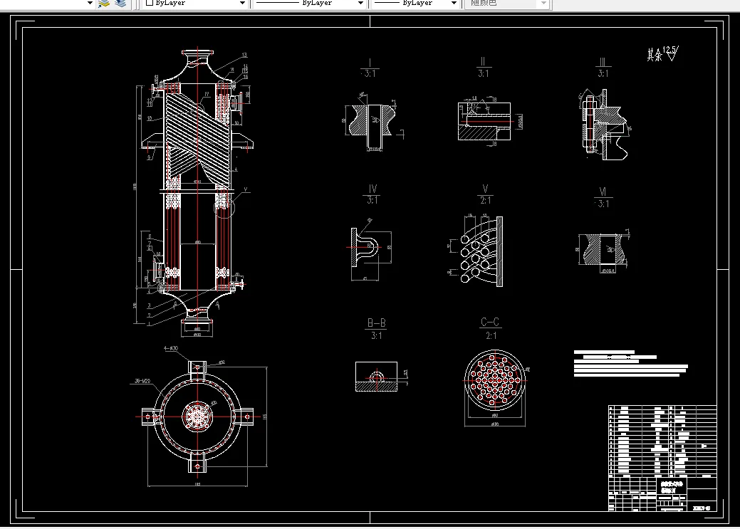 Z967-6m2缠绕管式换热器的设计