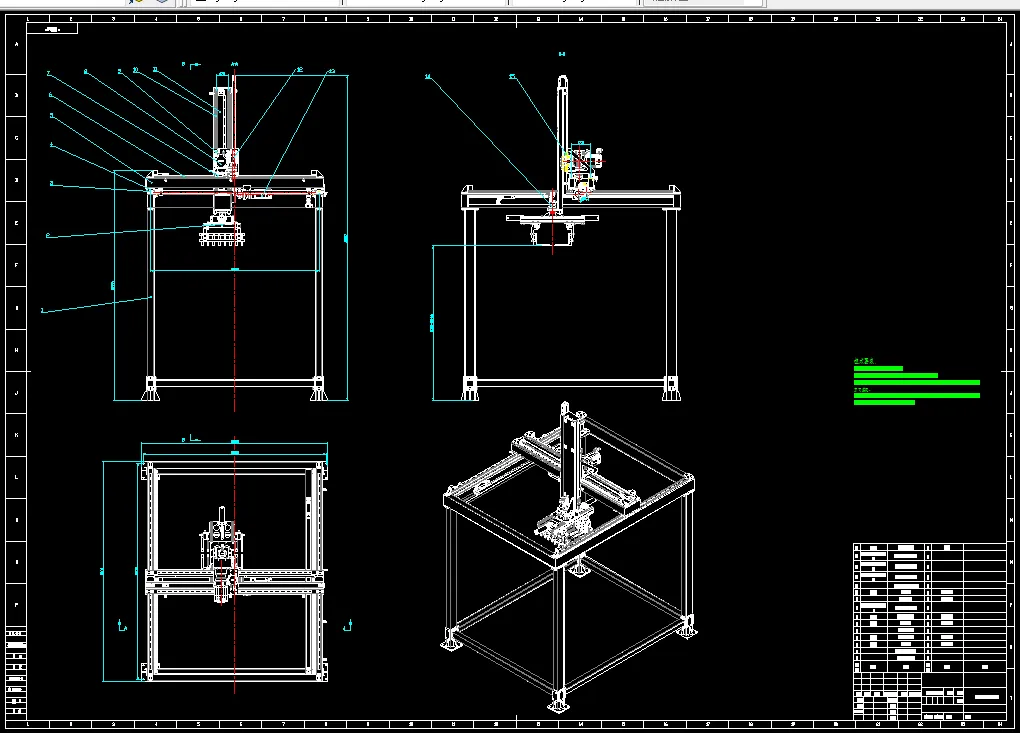Z945-水泥包龙门式码垛机械手的机构设计