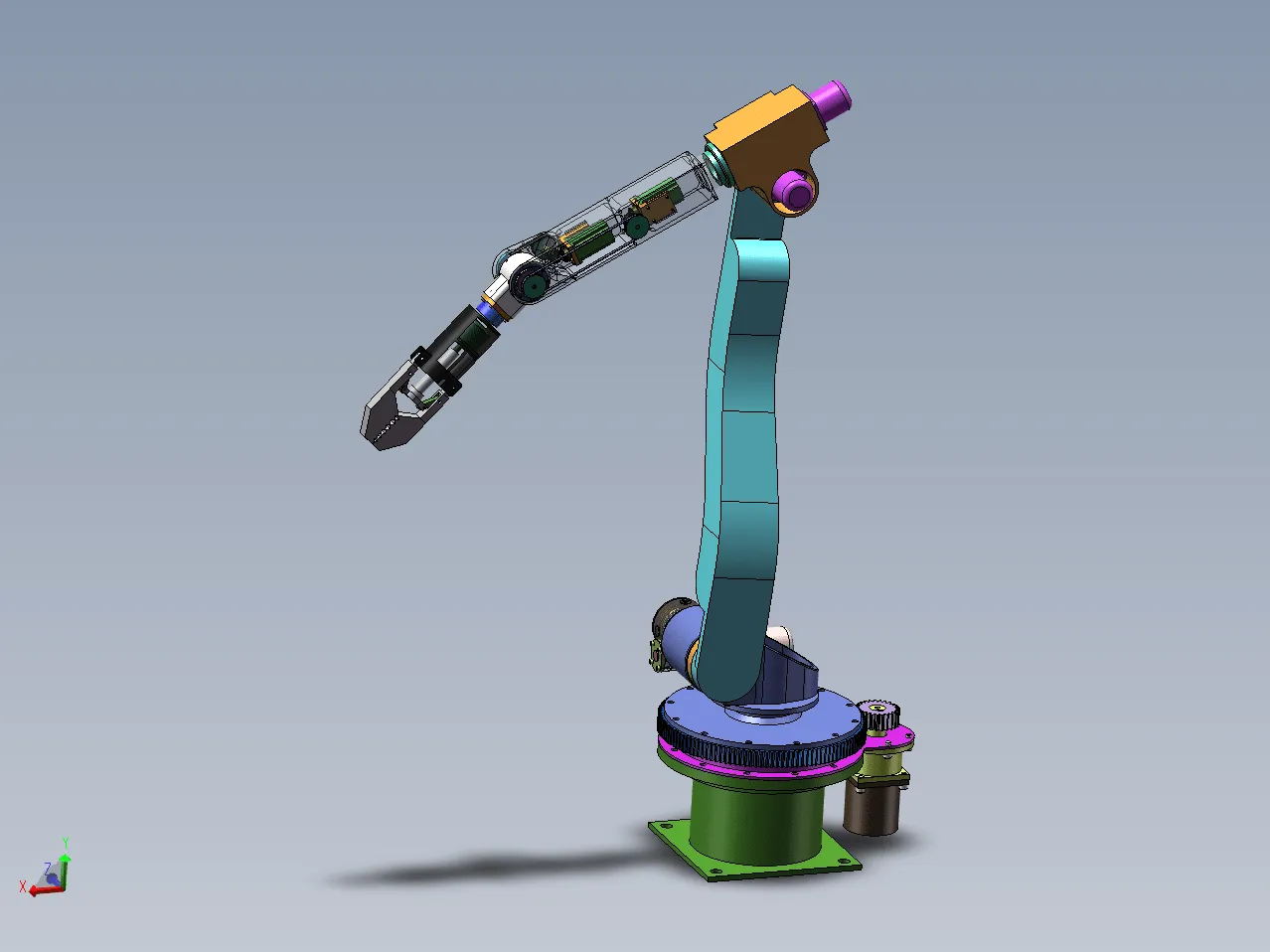 Z1294-快递分拣机器人的设计与研究【含SW三维图】