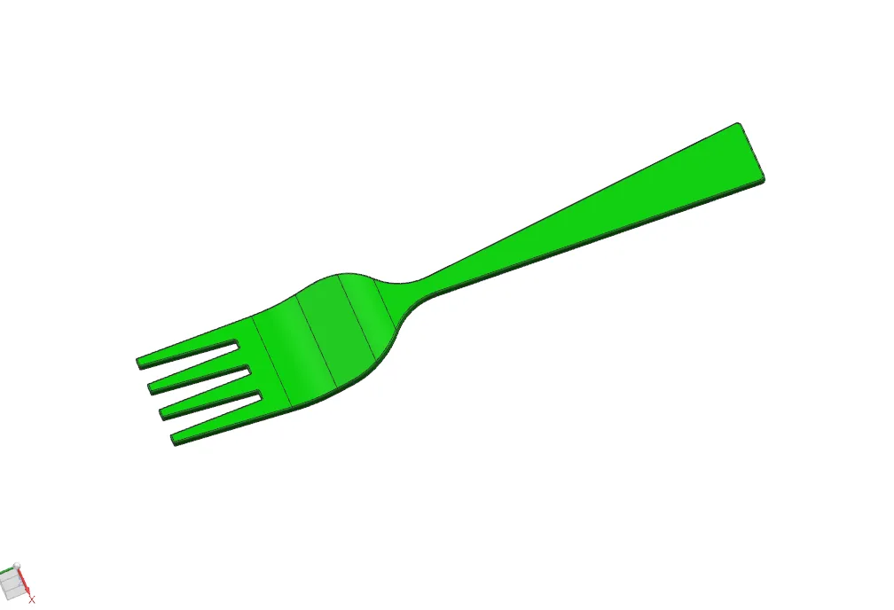 Z1332-塑料叉子注塑模具设计【含UG三维图】