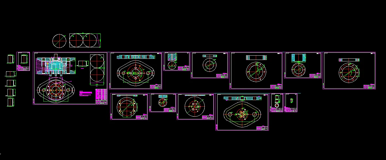 全部CAD图纸14张