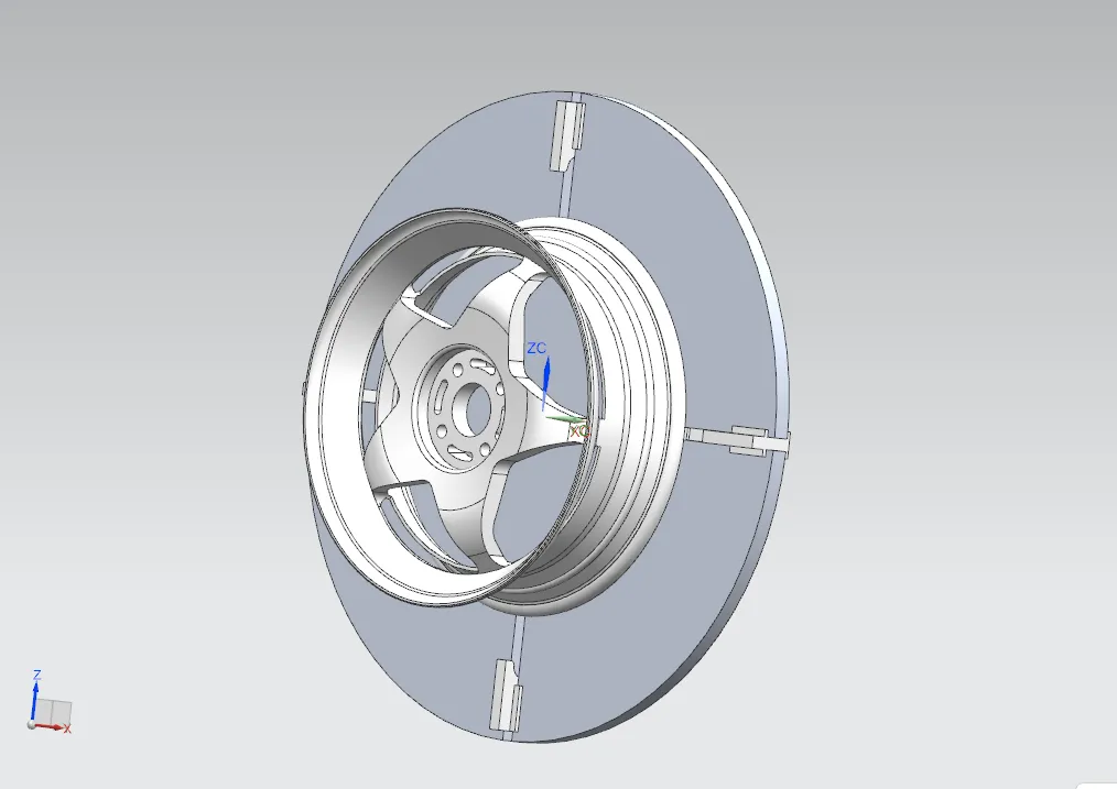 Z1594-汽车轮毂工装夹具设计【含SW三维图】