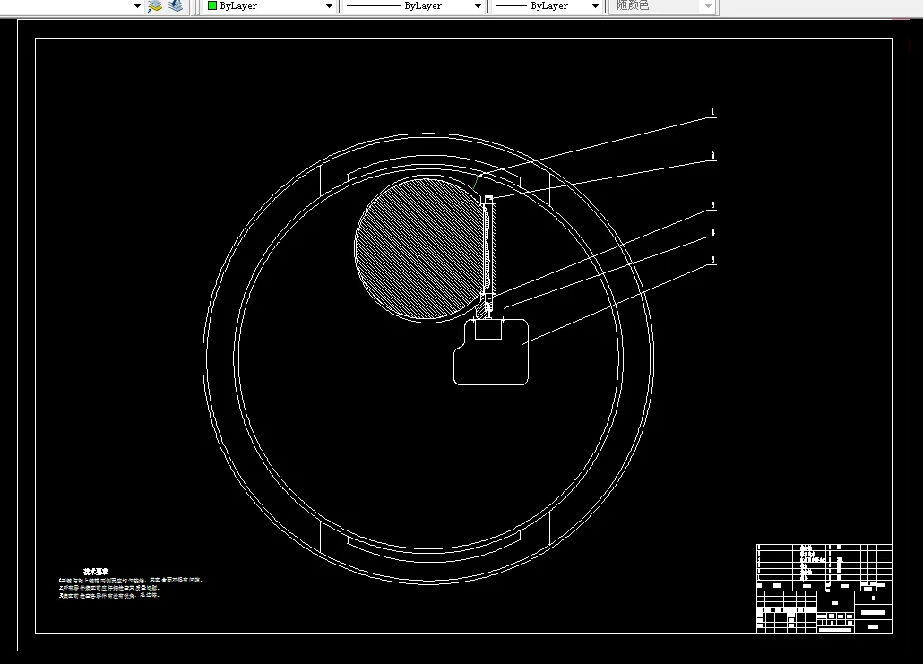 旋转翻盖机构总装图