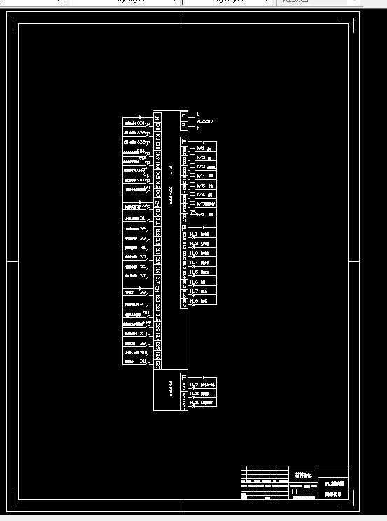 PLC接线图